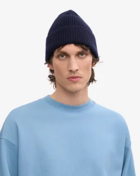 Gorro de lana merino – Azul marino