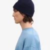 Gorro de lana merino - Azul marino