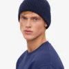Gorro de lana merino - Azul marino