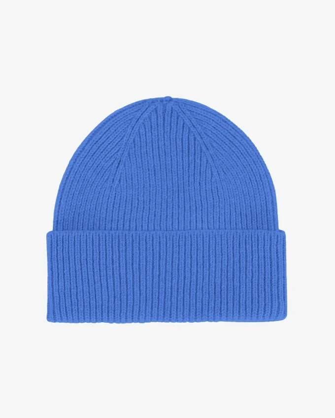 Gorro de lana merino - Azul Pacífico