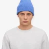 Gorro de lana merino - Azul Pacífico