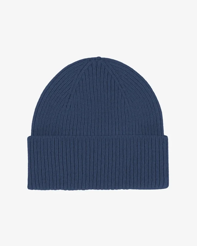 Gorro de lana merino - Azul petróleo
