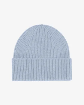 Gorro de lana merino - Azul polar