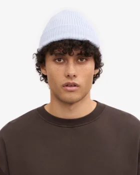 Gorro de lana merino – Azul polar
