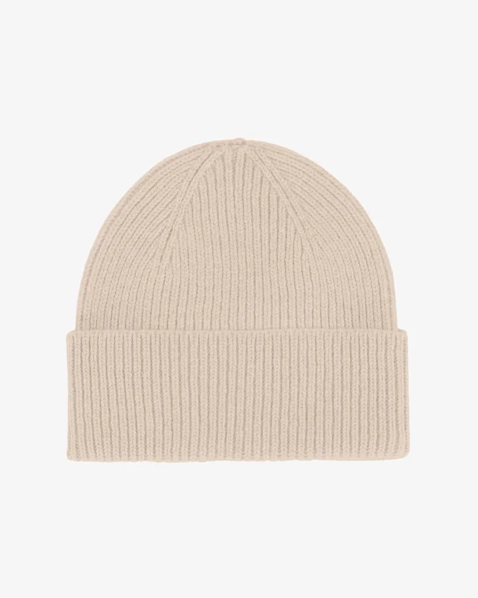 Gorro de lana merino - Blanco marfil