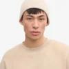Gorro de lana merino - Blanco marfil