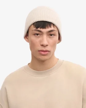 Gorro de lana merino – Blanco marfil