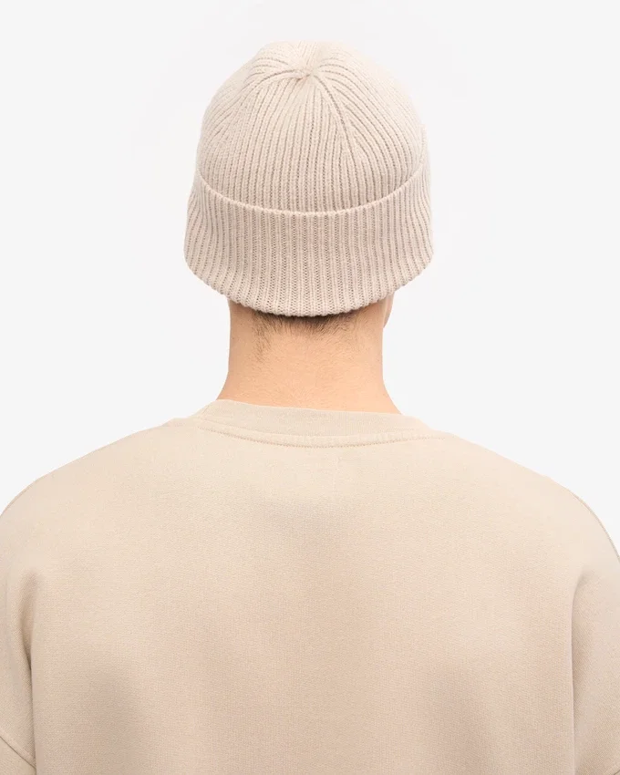 Gorro de lana merino - Blanco marfil