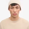 Gorro de lana merino - Blanco marfil