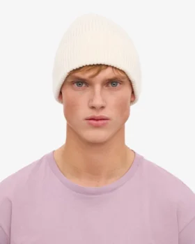 Gorro de lana merino – Blanco óptico