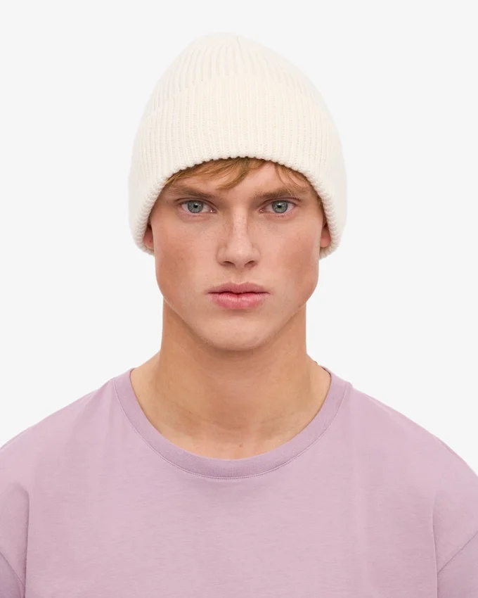 Gorro de lana merino - Blanco óptico