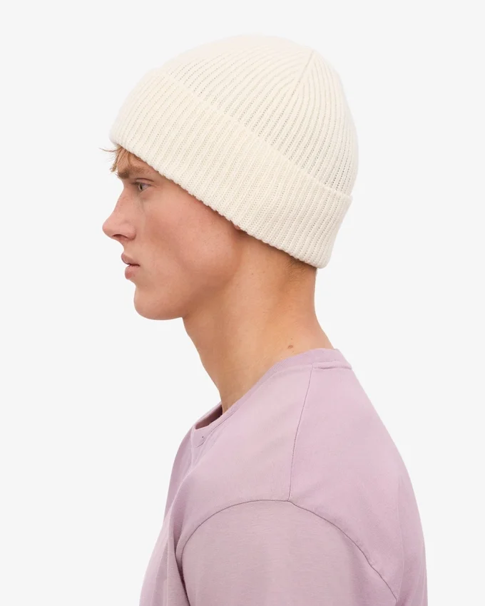 Gorro de lana merino - Blanco óptico