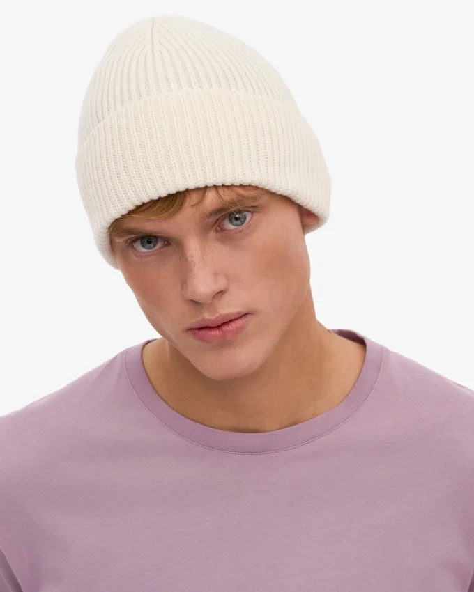 Gorro de lana merino - Blanco óptico