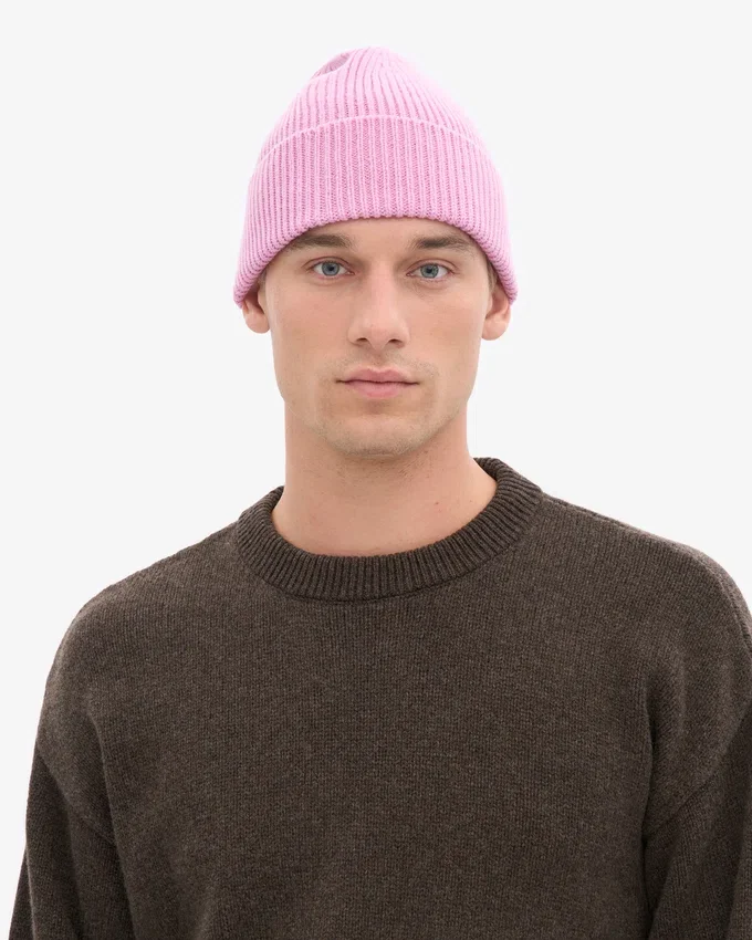 Gorro de lana merino - Flor de cerezo