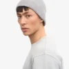 Gorro de lana merino - Gris jaspeado