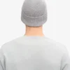 Gorro de lana merino - Gris jaspeado