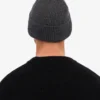 Gorro de lana merino - Gris lava