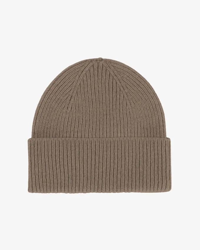 Gorro de lana merino - Gris topo cálido