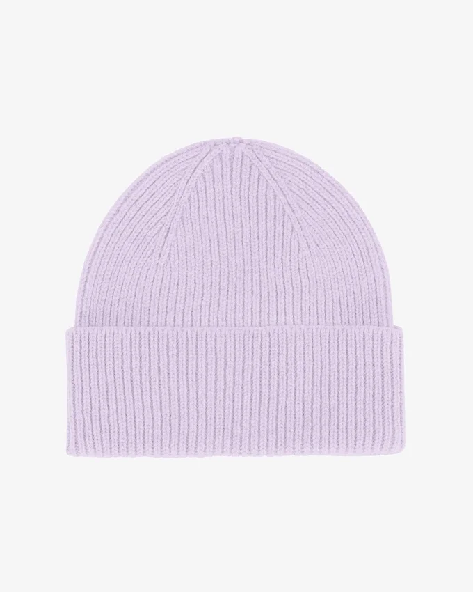 Gorro de lana merino - Lavanda suave