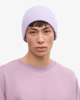 Gorro de lana merino – Lavanda suave