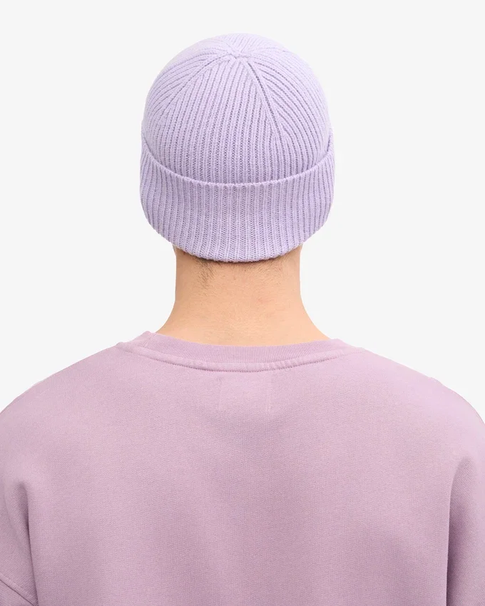 Gorro de lana merino - Lavanda suave