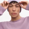 Gorro de lana merino - Lavanda suave