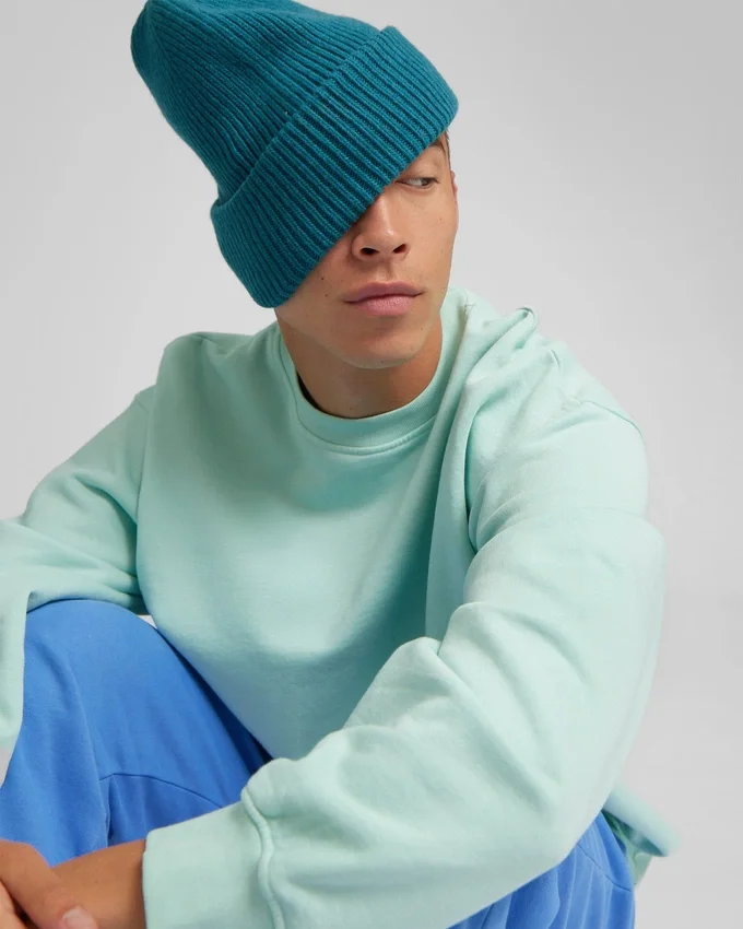 Gorro de lana merino - Gris topo cálido