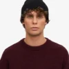 Gorro de lana merino - Negro intenso
