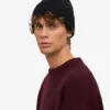 Gorro de lana merino - Negro intenso