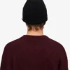 Gorro de lana merino - Negro intenso