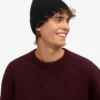 Gorro de lana merino - Negro intenso