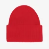 Gorro de lana merino - Rojo escarlata