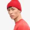Gorro de lana merino - Rojo escarlata