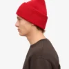 Gorro de lana merino - Rojo escarlata