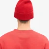 Gorro de lana merino - Rojo escarlata