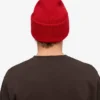 Gorro de lana merino - Rojo escarlata