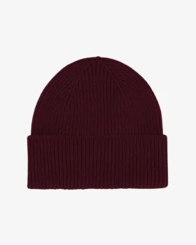 Gorro de lana merino - Rojo sangre