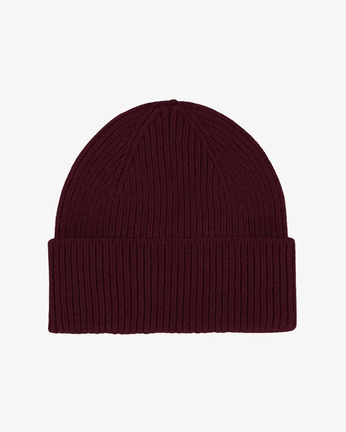 Gorro de lana merino - Rojo sangre