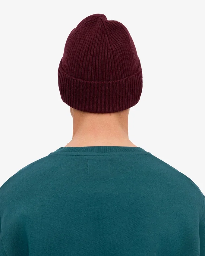 Gorro de lana merino - Rojo sangre
