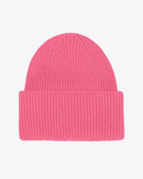 Gorro de lana merino - Rosa chicle