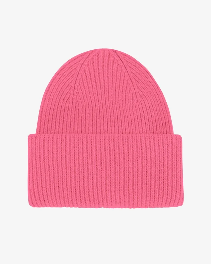 Gorro de lana merino - Rosa chicle