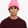 Gorro de lana merino - Rosa chicle