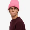 Gorro de lana merino - Rosa chicle