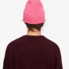 Gorro de lana merino - Rosa chicle