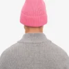 Gorro de lana merino - Rosa chicle