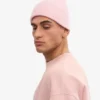 Gorro de lana merino - Rosa descolorido