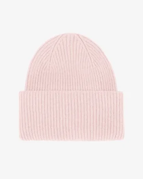 Gorro de lana merino - Rosa desvaído
