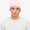 Gorro de lana merino - Rosa desvaído