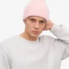 Gorro de lana merino - Rosa desvaído