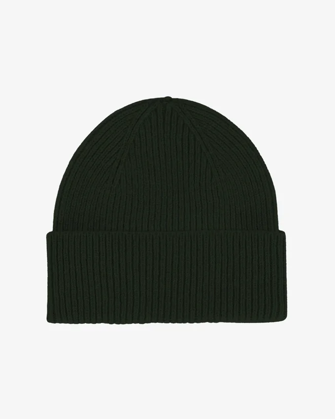 Gorro de lana merino - Verde cazador